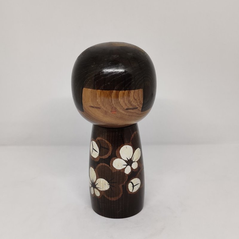 Creative kokeshi doll by Kato Masami - 玩偶/公仔 - 木头 咖啡色