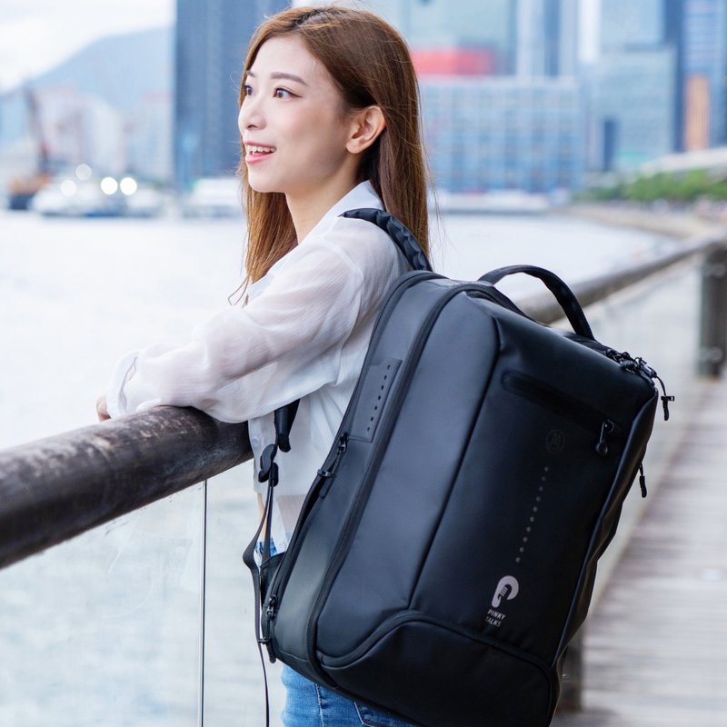 MORAL Pinky旅行后背包 登机 旅行背包 免托运 防泼水 分仓设计 - 后背包/双肩包 - 环保材料 