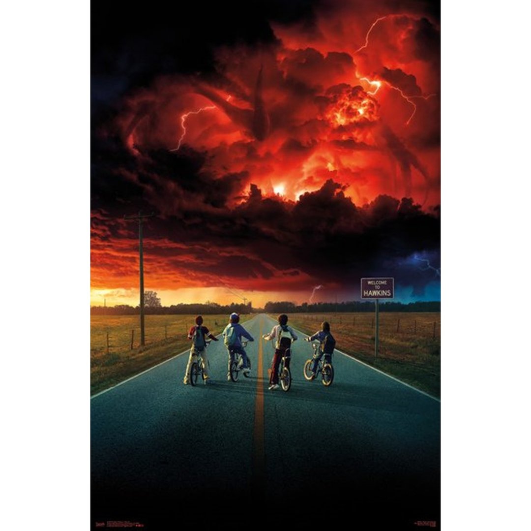 【怪奇物语】Stranger Things 第二季预告版进口海报(无字) - 海报/装饰画/版画 - 纸 