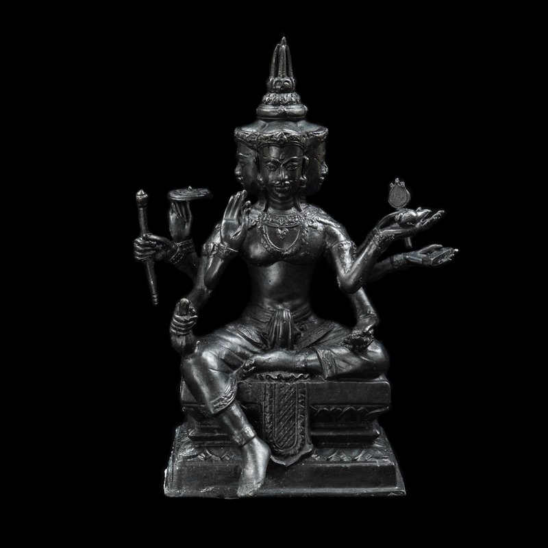 瓦青瓦拉览威含寺.龙波禅南大师2560供奉型四面佛 - 玩偶/公仔 - 其他材质 