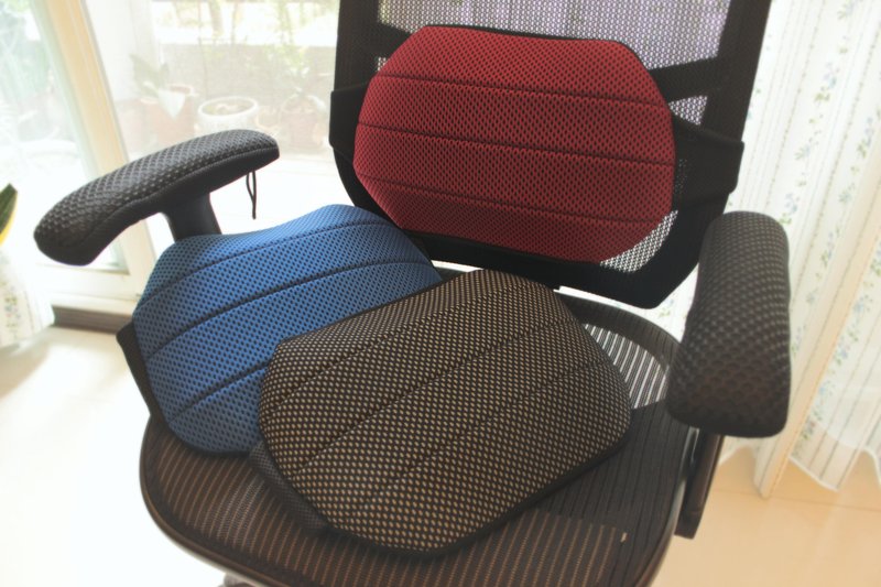 AC RABBIT 全片式气垫腰靠垫-(密闭式) 办公椅靠垫  LAS-1601O - 枕头/抱枕 - 聚酯纤维 多色