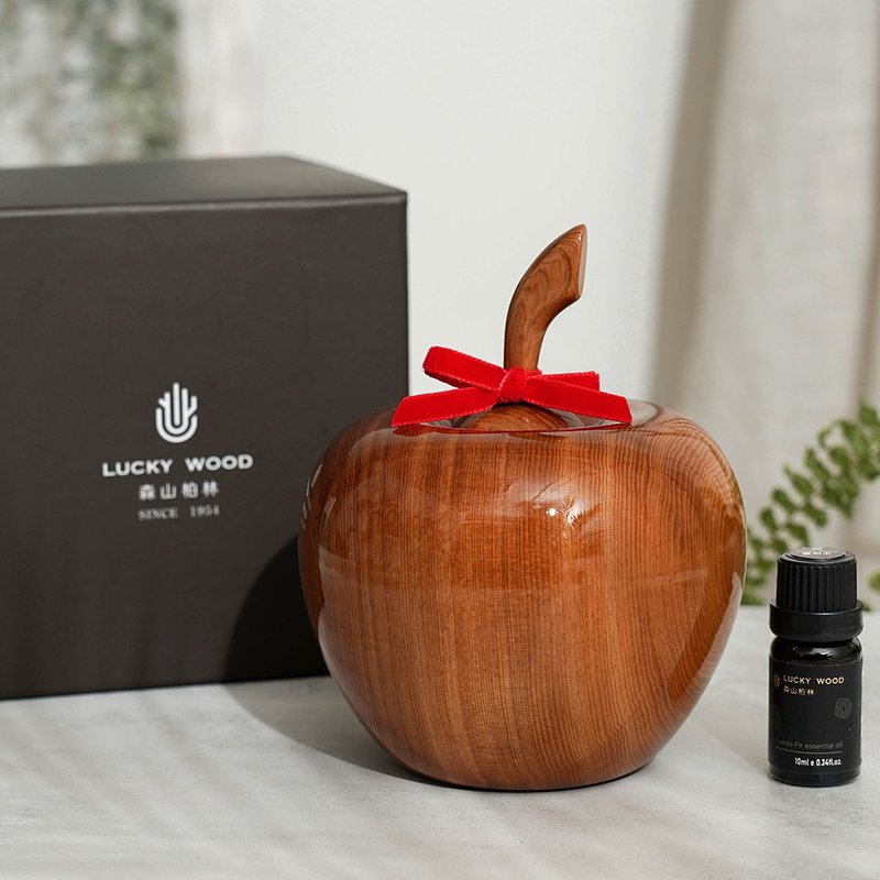 【 LUCKY WOOD】香柏木苹果聚宝盆 赠精油【10ml】 - 摆饰 - 木头 