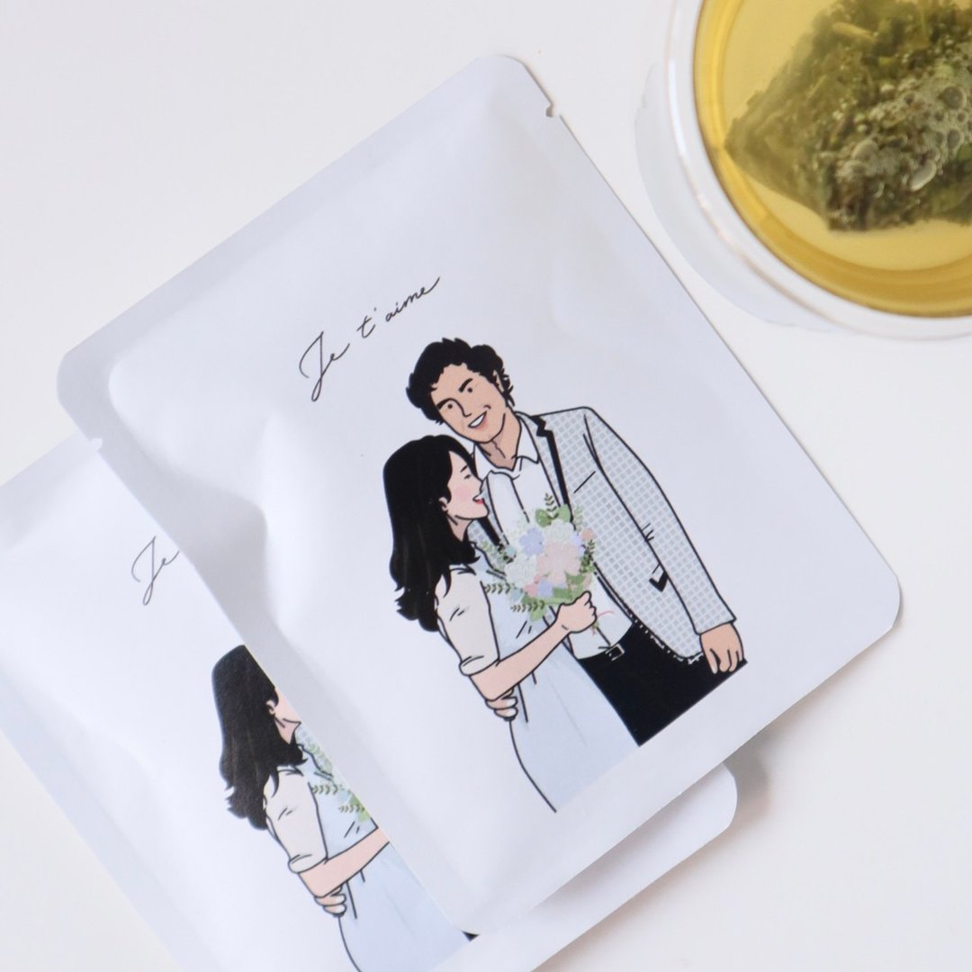 【加购】Zark_illust 茶包 茶叶 定制化 婚礼小物 - 茶 - 其他材质 