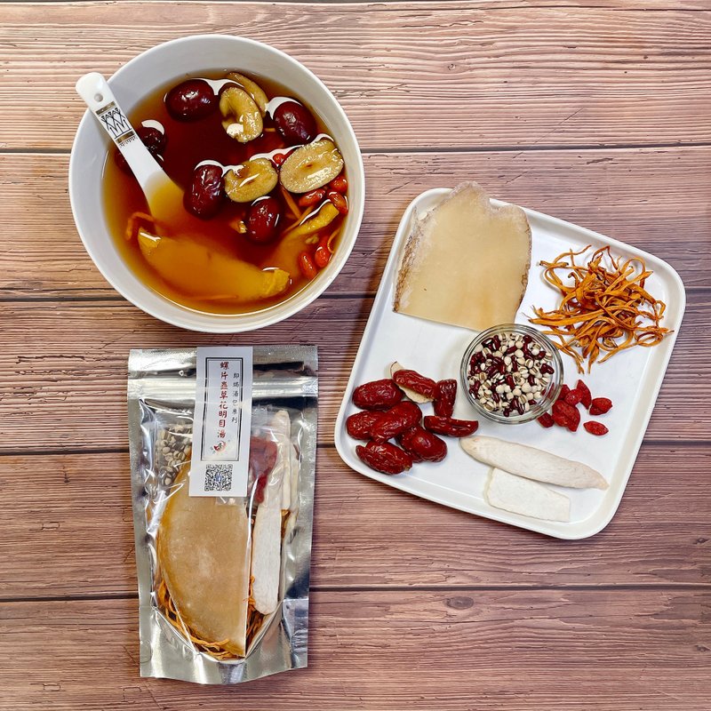 四季养生茶馆 - 螺片虫草花明目汤 (65克) - 健康/养生 - 其他材质 