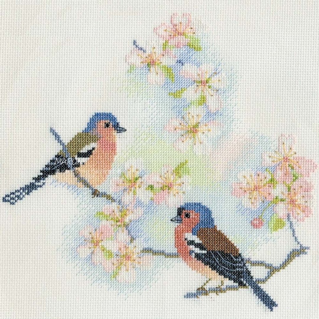 DWBB02 - Bothy Threads 十字绣材料包 - 苍头燕雀 - 编织/刺绣/羊毛毡/裁缝 - 其他材质 