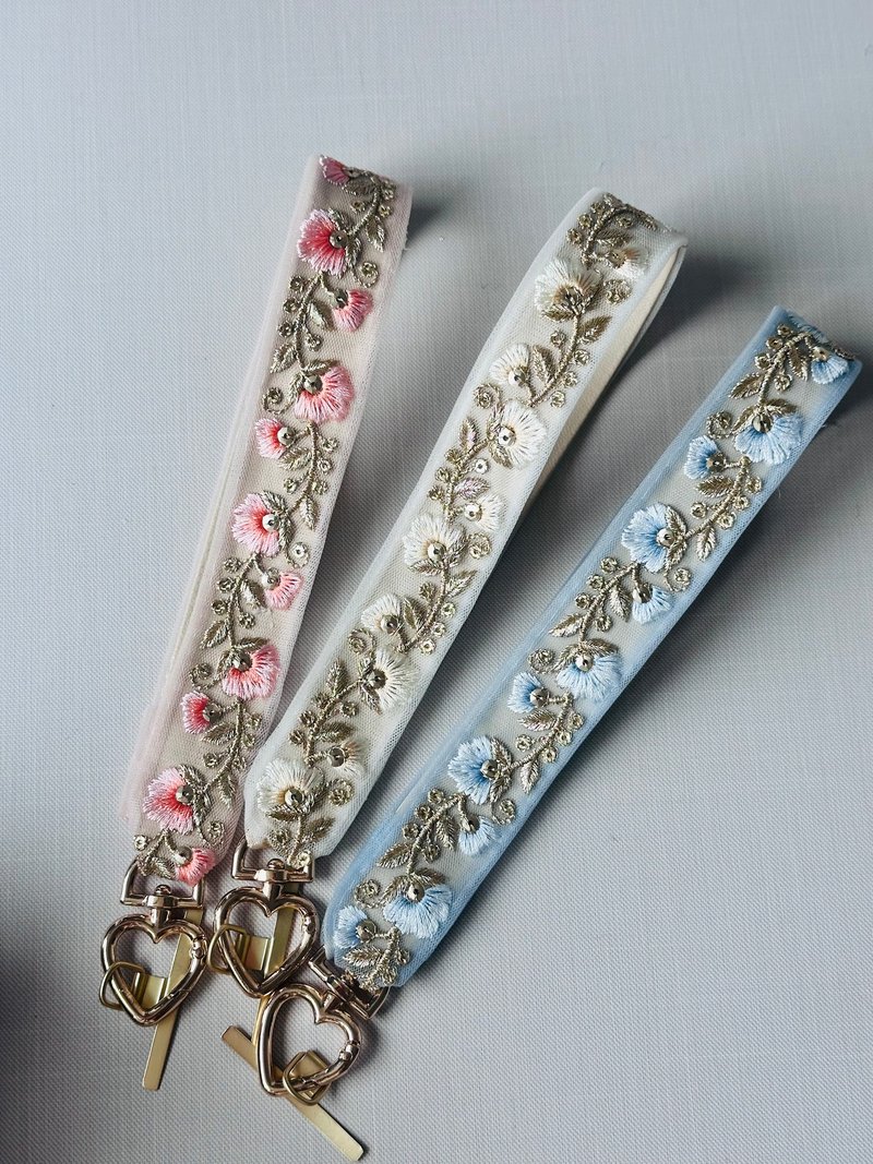 印度刺绣手机带/电话绳 - 手挽带 - 手机配件 - 绣线 