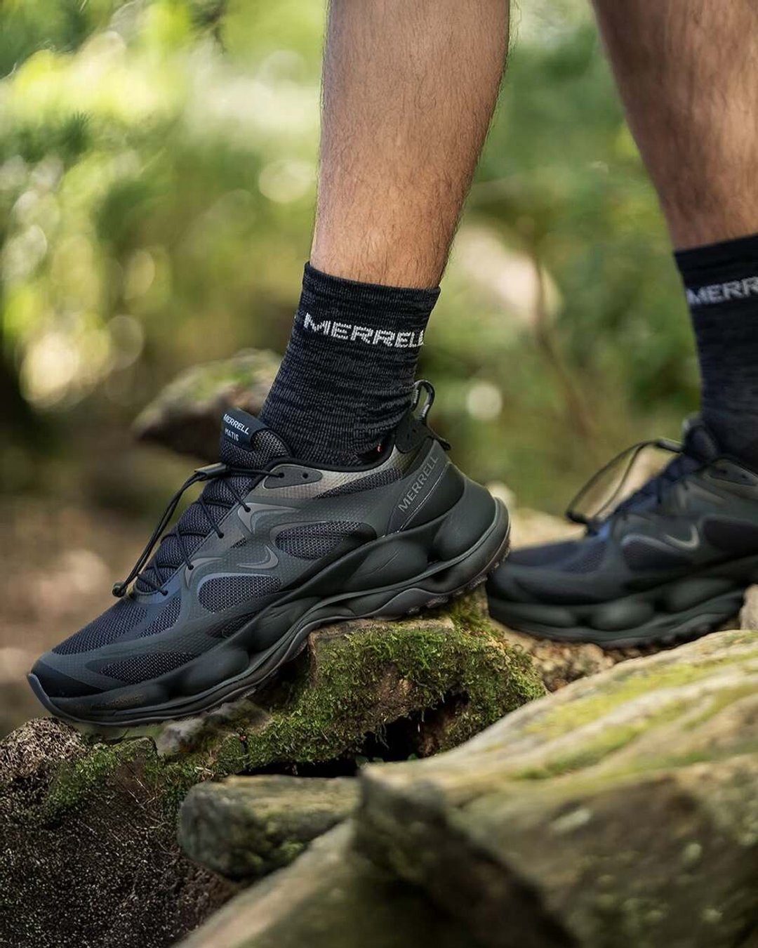MERRELL SPEEDARC MATIS GORE-TEX 登山健行鞋 男鞋 - 黑色 - 男款运动鞋/球鞋 - 防水材质 