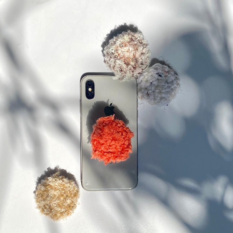 编织手机支架  多功能手机架 伸缩气囊 - 手机座/防尘塞 - 其他人造纤维 多色