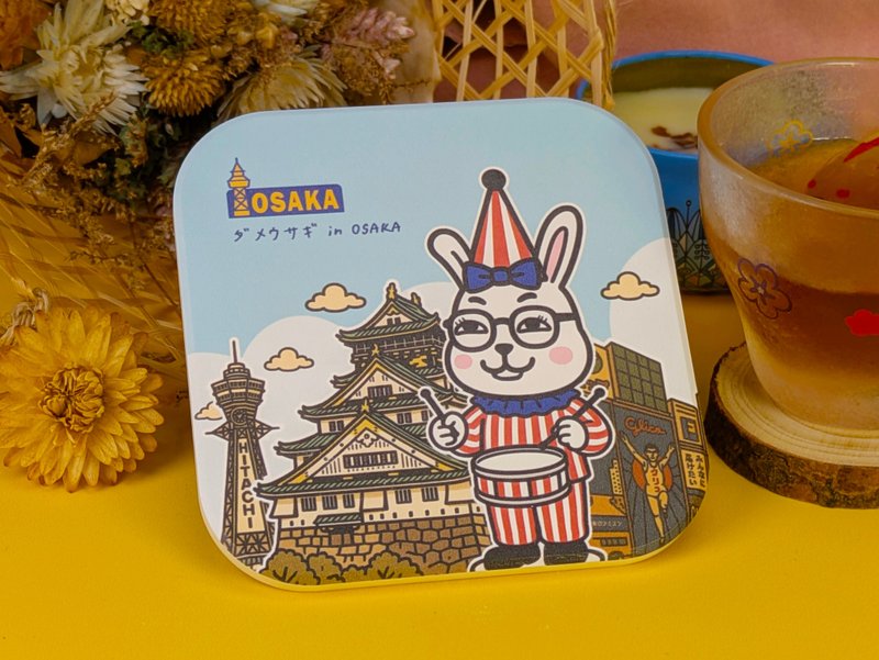陶瓷杯垫【废兔 in Osaka】 - 杯垫 - 陶 