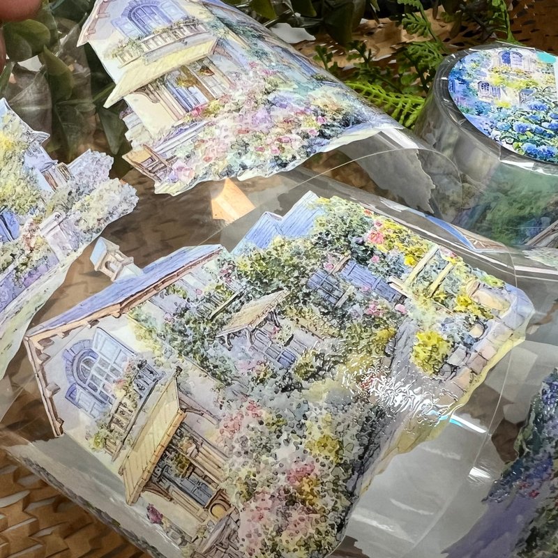 385_品川日_花園唱歌 - 纸胶带 - 塑料 多色