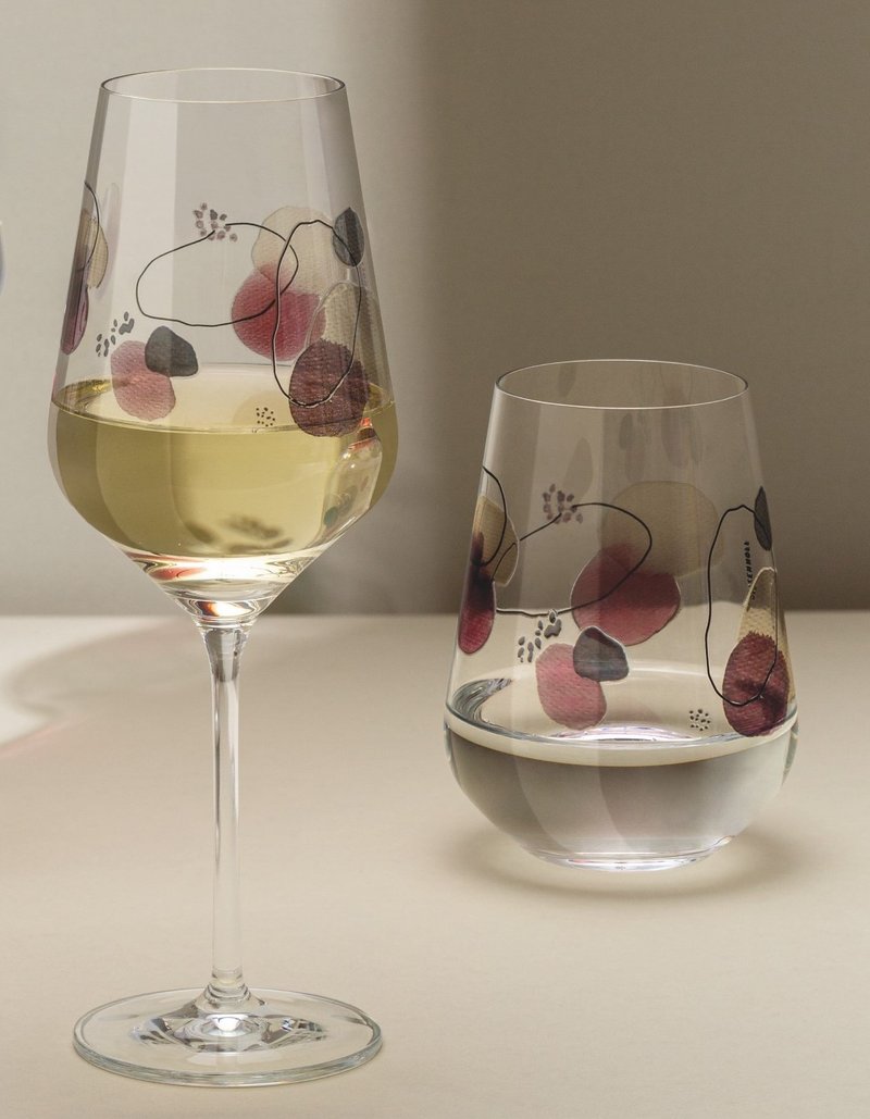 【现货出清75折】德国 RITZENHOFF 仲夏夜之梦系列水酒对杯-紫色 - 酒杯/酒器 - 玻璃 透明