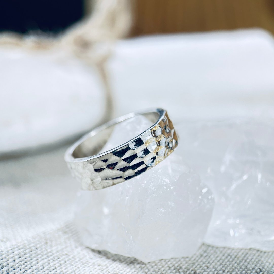 SV925 claw ring 033 - 戒指 - 其他金属 银色