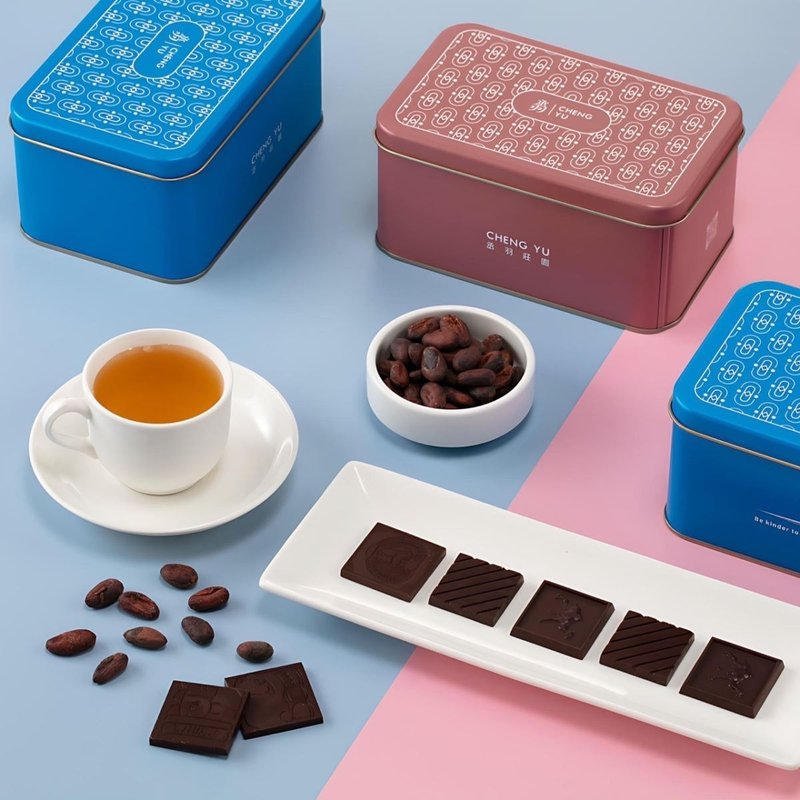 丞羽庄园-天天养生组62入黑巧克力(75%、85%、100%) - 巧克力 - 其他材质 多色