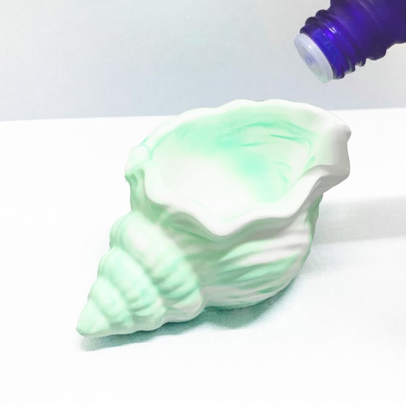 贝壳扩香石 - 天然精油扩香器 - 香薰/精油/线香 - 其他材质 