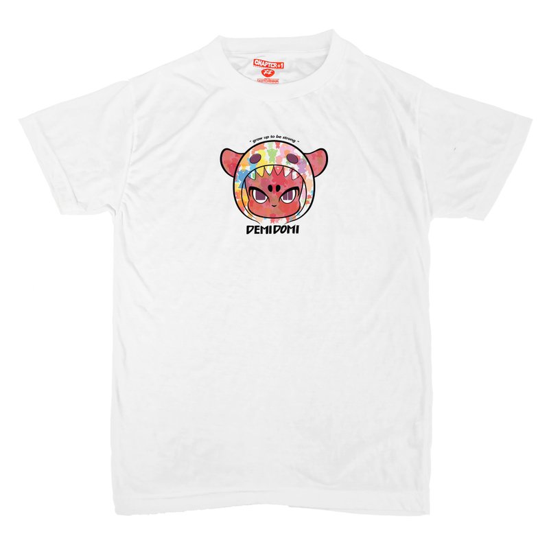 T恤 短袖 Chapter One Demidomi 彩虹 男女皆宜 棉混纺 材质 柔软 舒适 - 男装上衣/T 恤 - 棉．麻 白色