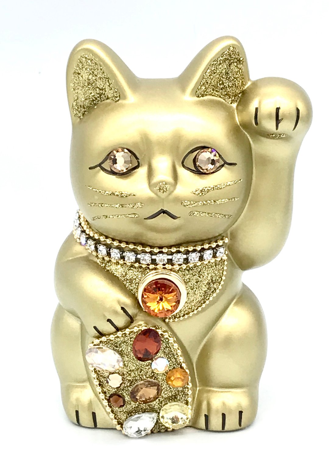 Jewelry Cat - 摆饰 - 陶 金色