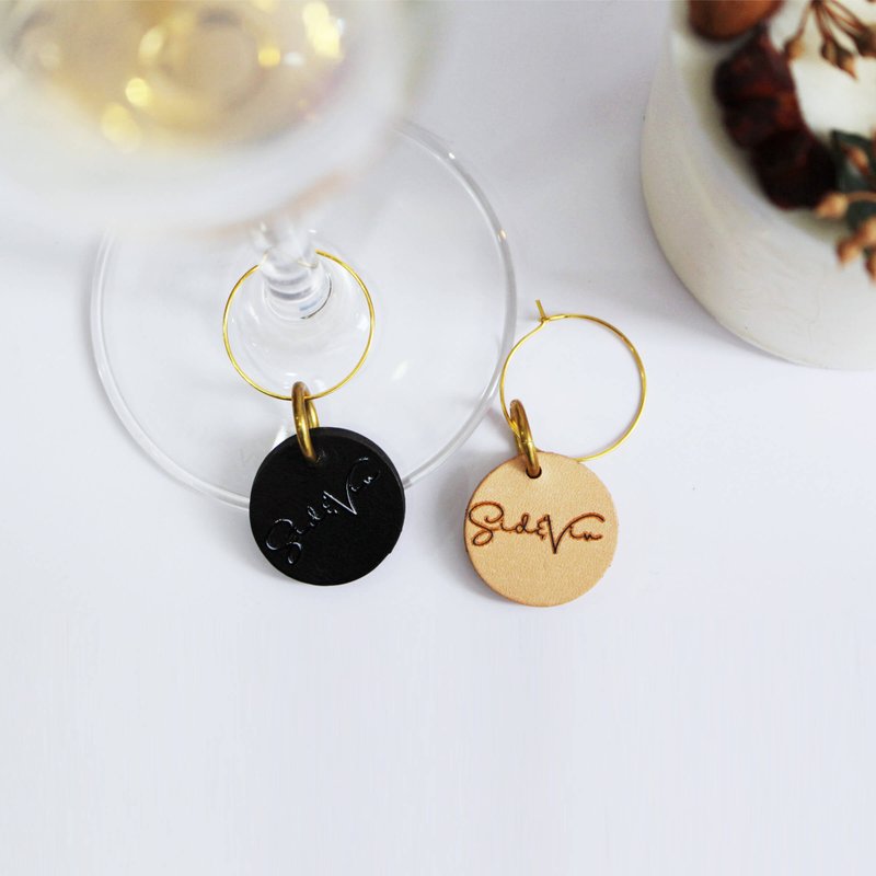 Wine Cup Recognizer|个性化高级皮质酒杯区分器—彩色钻石印刷 - 酒杯/酒器 - 其他金属 