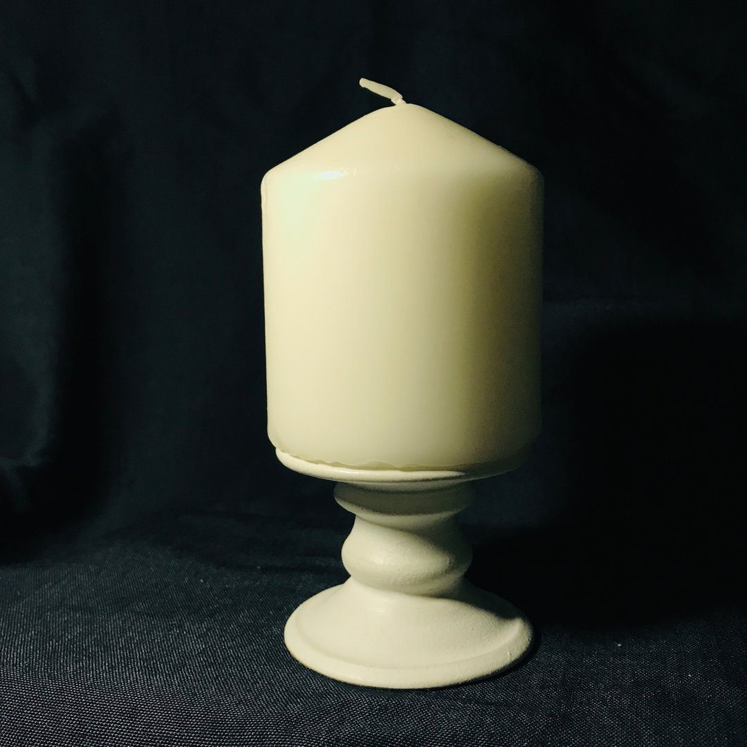 Déjà vu ceramics 白色烛台矿石展示台 - 蜡烛/烛台 - 陶 白色