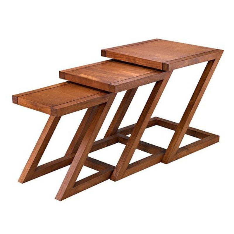 UWOOD Z形三合一方套几【SCANDINAVIAN现代北欧】WMTB10T1 - 其他家具 - 纸 