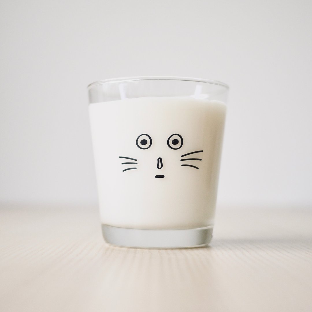 Emoji Candle for sleep 香氛心情蜡烛 奴奴  宝宝香 - 蜡烛/烛台 - 玻璃 白色
