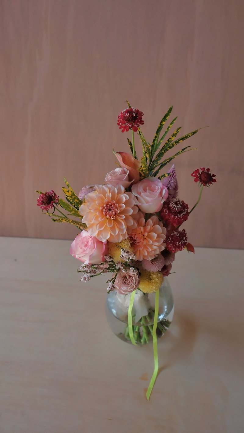 定制化花束 私人订制花束 - 干燥花/捧花 - 植物．花 粉红色
