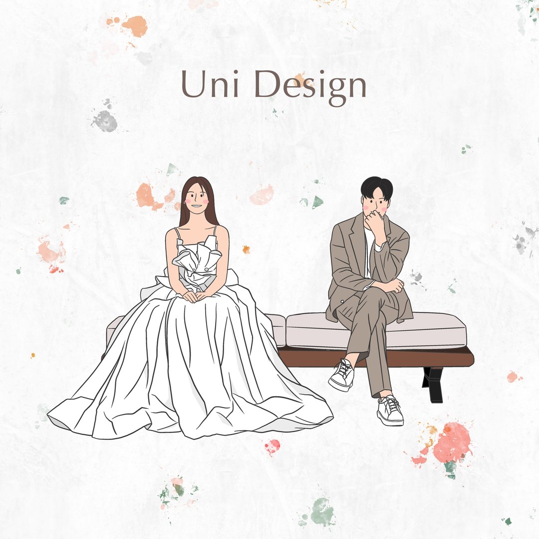 【Uni Design】似颜绘 定制画像 人物绘制 无脸画 定制绘图 - 电子手绘真人画像/绘画/插画 - 其他材质 