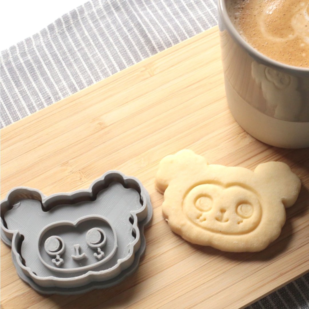 【zoopi】Cookie cutter - 厨房用具 - 塑料 灰色