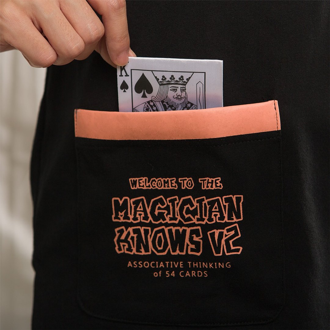 Magician Knows V2 / Seize the day x 808  联名限量设计韩版短T - 中性连帽卫衣/T 恤 - 棉 黑色
