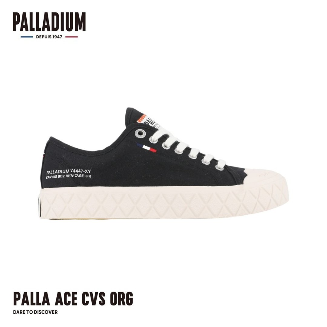 PALLADIUM ACE CVS ORG 钻石菱纹松饼鞋 黑 74447-053 - 男款休闲鞋 - 其他材质 多色