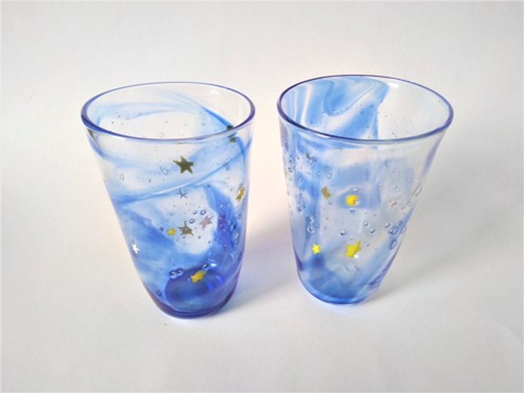 夜空玻璃 - 玻璃杯 - 玻璃 蓝色