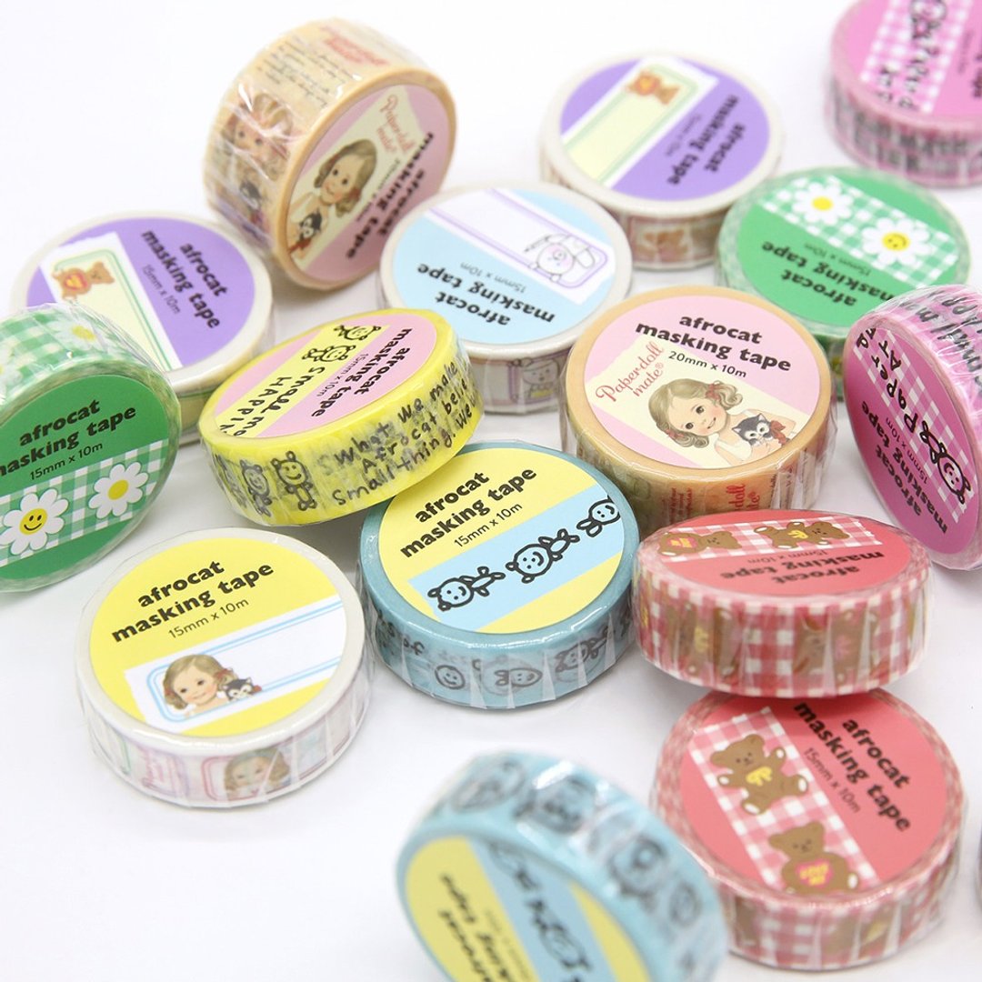 afrocat masking tape - 贴纸 - 纸 