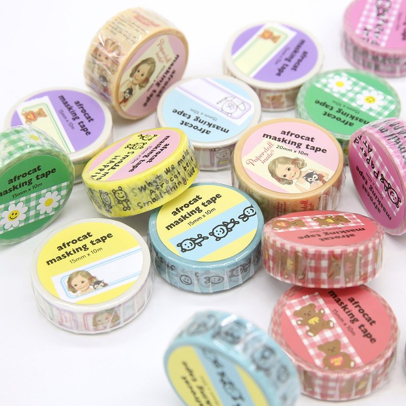 afrocat masking tape - 贴纸 - 纸 