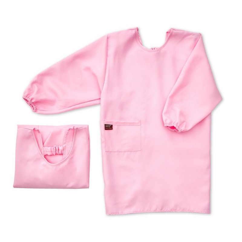 mamayo 台湾制 反穿长袖画画衣 清新粉 - 零件/散装材料/工具 - 环保材料 