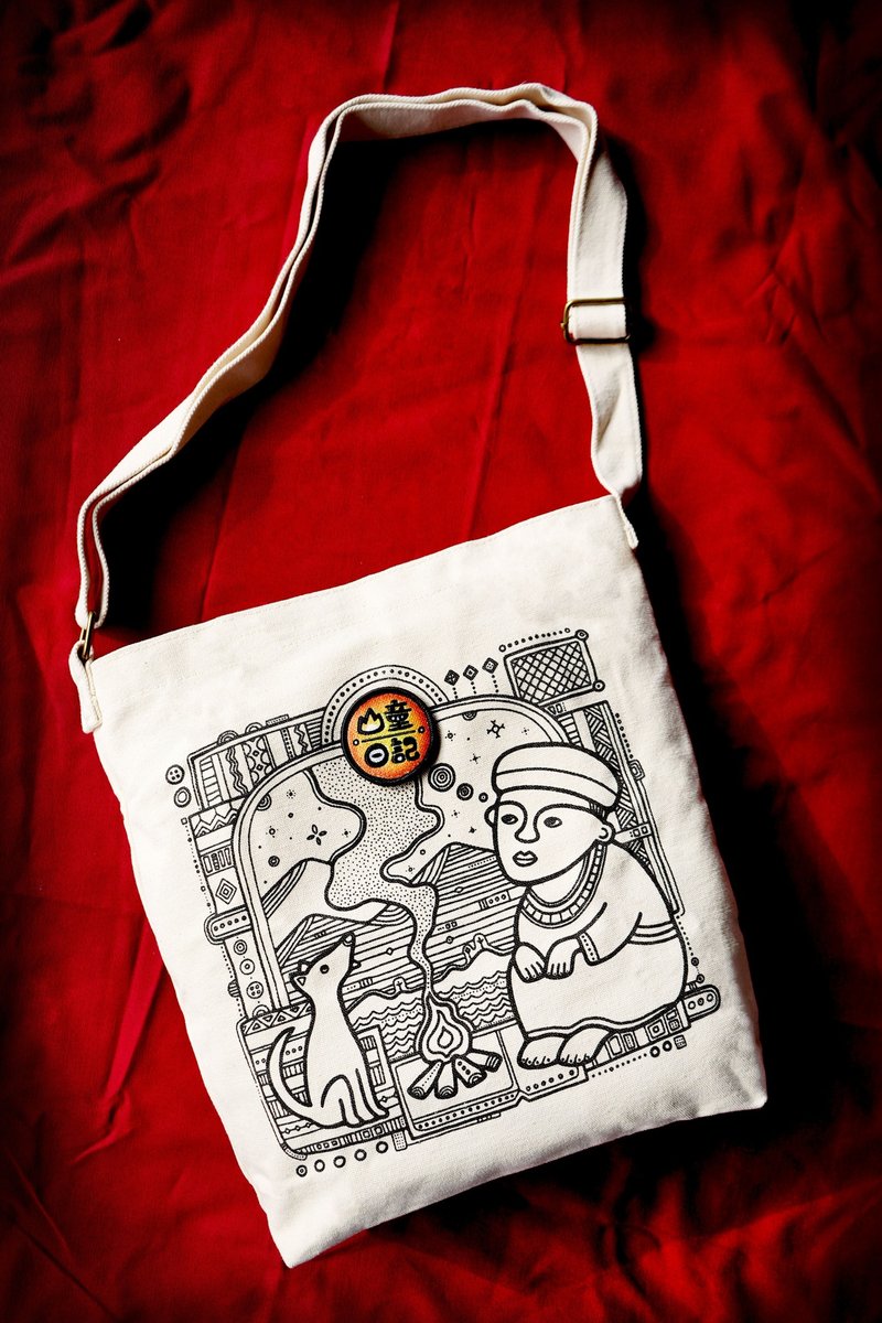 帆布袋【白日梦镜】系列 - 侧背包/斜挎包 - 其他材质 