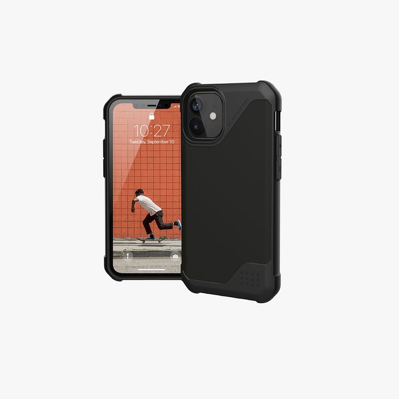 UAG iPhone 12 mini 耐冲击保护壳-极简黑 - 手机壳/手机套 - 橡胶 