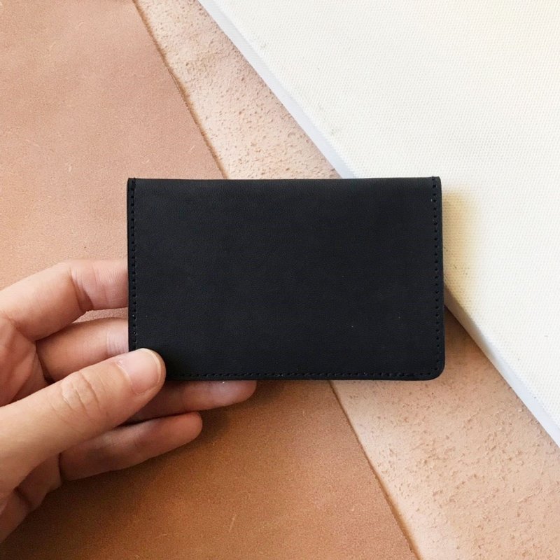 信用卡夹_超薄极简版_黑 - 证件套/卡套 - 真皮 黑色