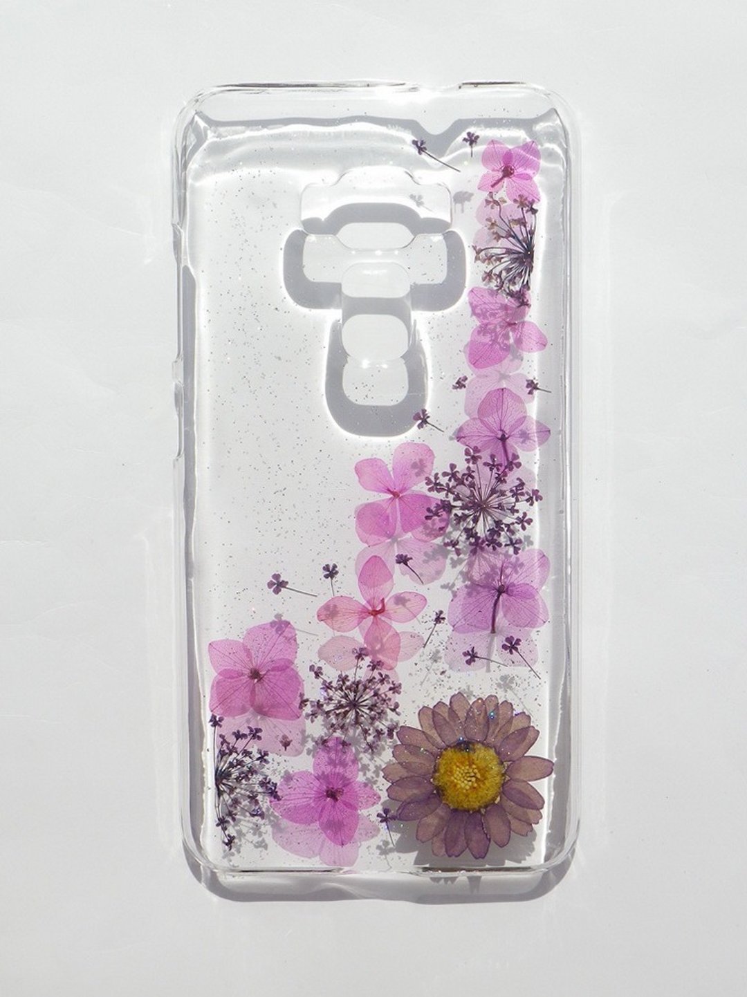 Anny's workshop手作押花手机保护壳，ASUS ZenFone 3(紫色浪漫) - 手机壳/手机套 - 塑料 紫色