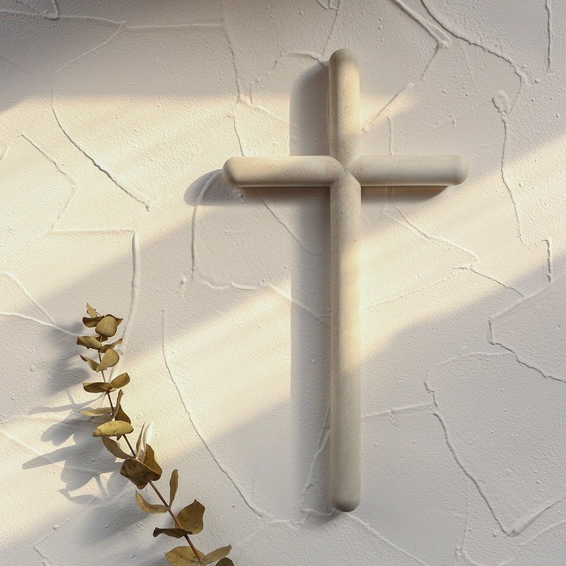 8号 水泥十字架 台湾制造 原创设计 - 摆饰 - 水泥 灰色