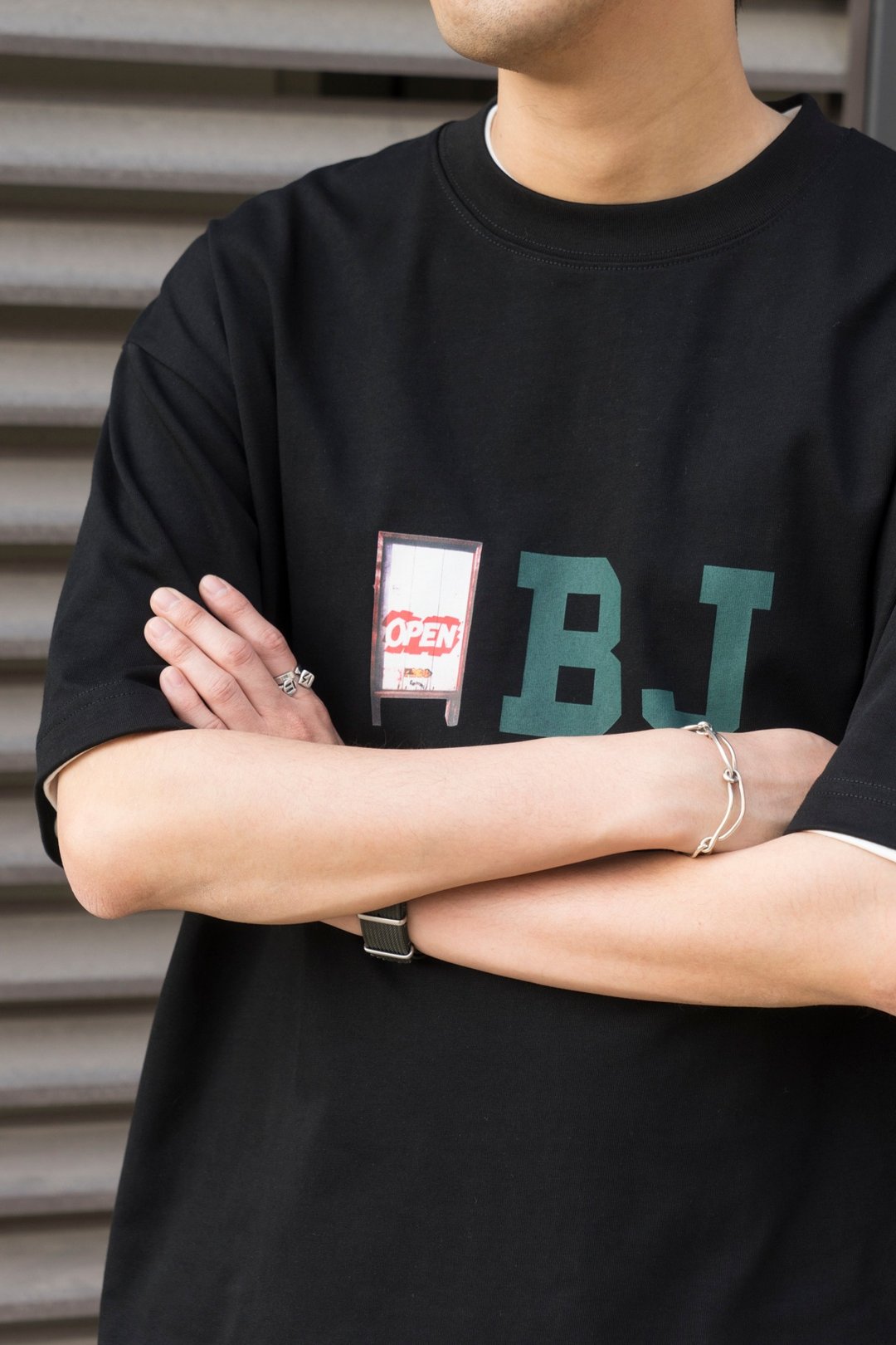T-SHIRT 夏季新款休閒寬鬆圓領短袖街頭美式復古印花TEE恤 - 男装上衣/T 恤 - 棉 多色