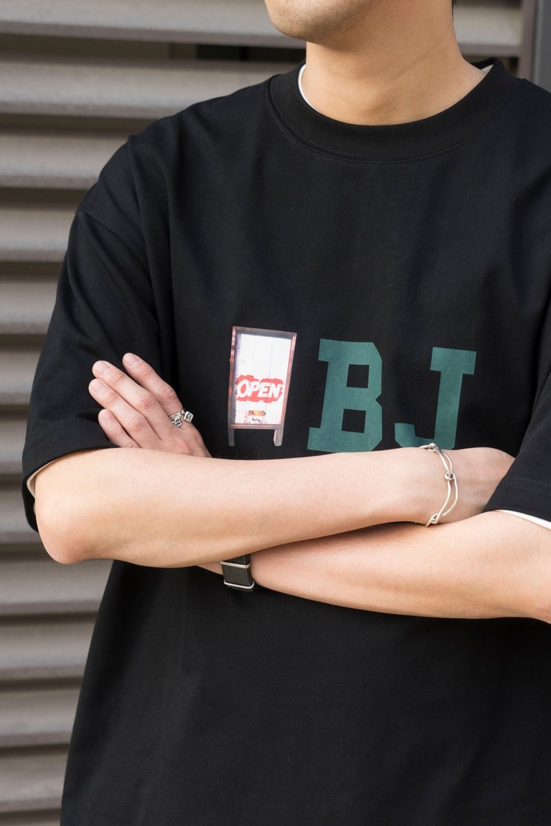 T-SHIRT 夏季新款休閒寬鬆圓領短袖街頭美式復古印花TEE恤 - 男装上衣/T 恤 - 棉．麻 多色