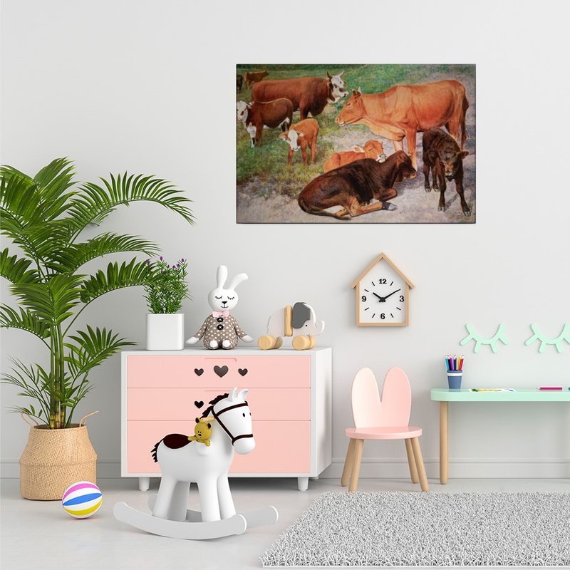 【定制化礼物】李梅树纪念馆 牧场-艺术微喷数位版画 - 海报/装饰画/版画 - 其他材质 多色