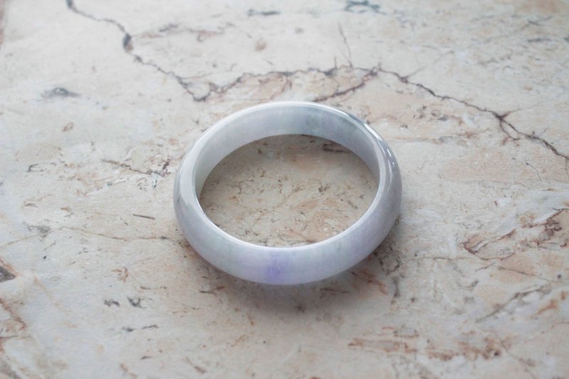 Journal-醉流光 天然A货翡翠(缅甸玉)粉蓝x妖紫X冰粉紫罗兰底手镯 - 手链/手环 - 宝石 