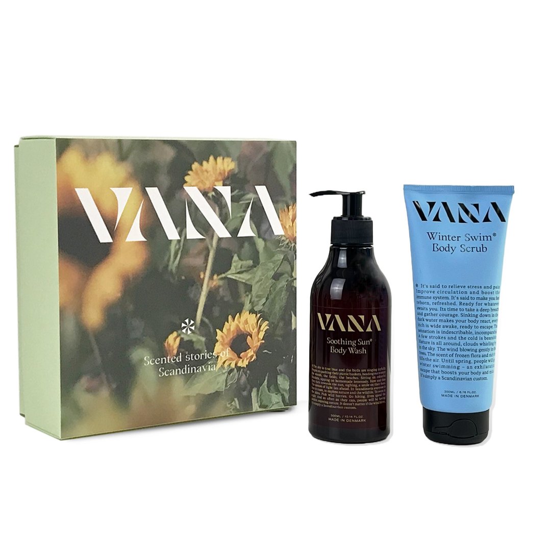 VANA 香氛身体洗沐保养二入礼盒 - 沐浴露&磨砂乳 - 沐浴用品 - 其他材质 透明