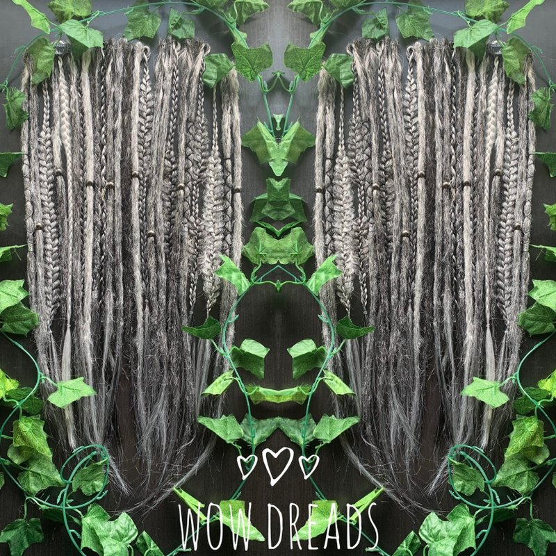 Set Scandinavian Brule Classik Skandi Dreads Ombre Synthetic - 发饰 - 其他人造纤维 透明