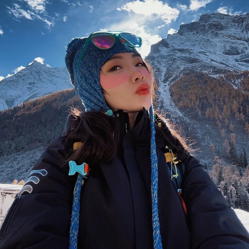 【ISW】悉心界针织无帽檐飞行帽-绀宇蓝 - 帽子 - 羊毛 蓝色