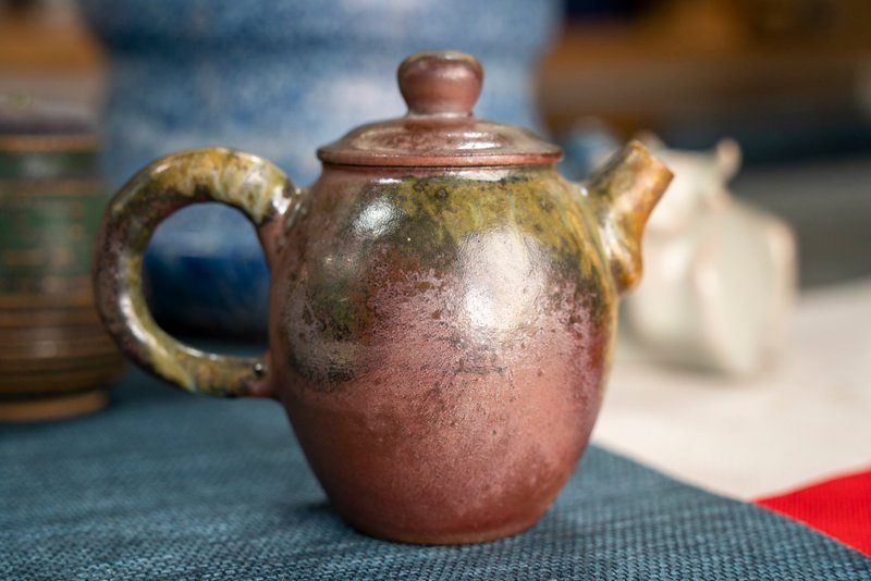 黄春贵 - 入炭柴烧茶壶 - 茶具/茶杯 - 陶 灰色