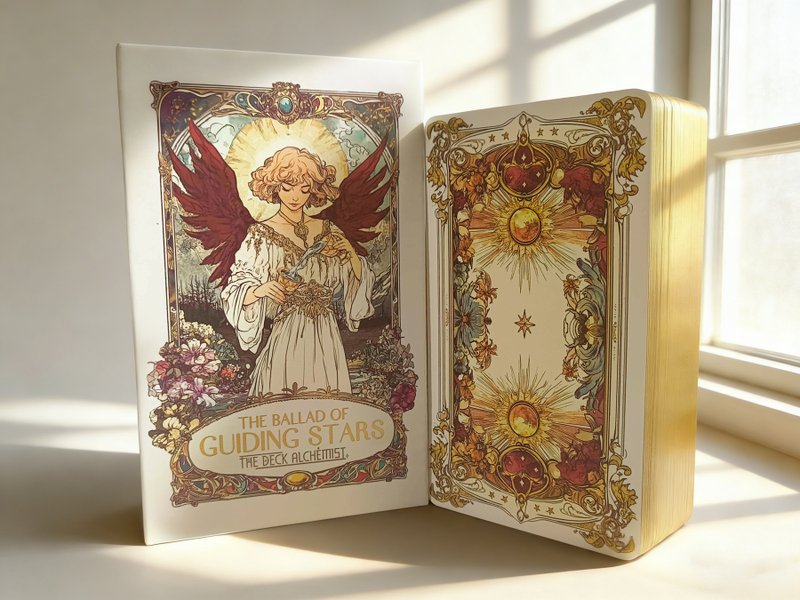 引航星歌塔罗牌 The Ballad of Guiding Stars - 桌游/玩具 - 纸 白色
