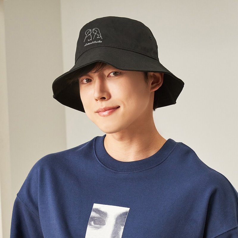 定制渔夫帽带防风绳情侣帽子礼物印字印logo - 帽子 - 棉．麻 