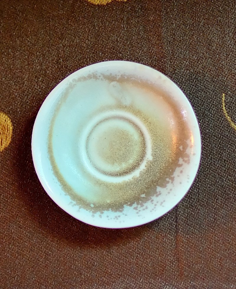 柴烧茶盘 - 落灰志野结晶茶盘 - 陶艺 - 陶 