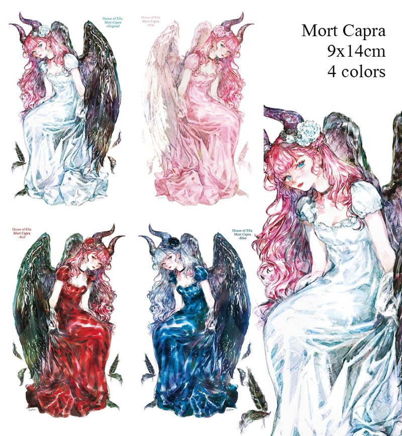 Mort Capra 纸质贴纸拼贴材料 - 贴纸 - 纸 